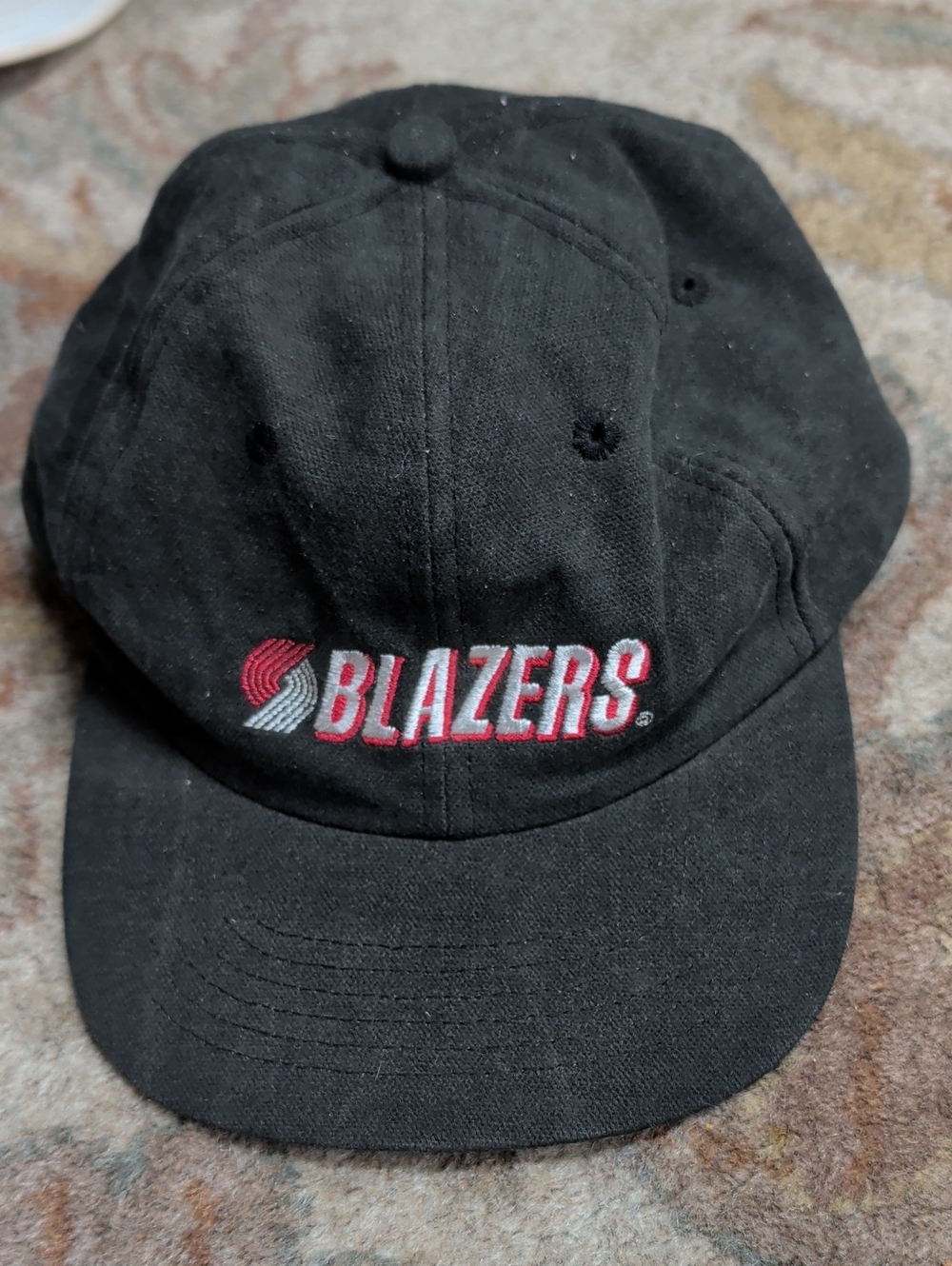 Vintage 90s Blazer Black Cotton Baseball Hat Cap